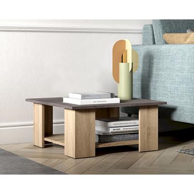 TemaHome »Square« Kaffeetisch Eiche mit Concrete Image