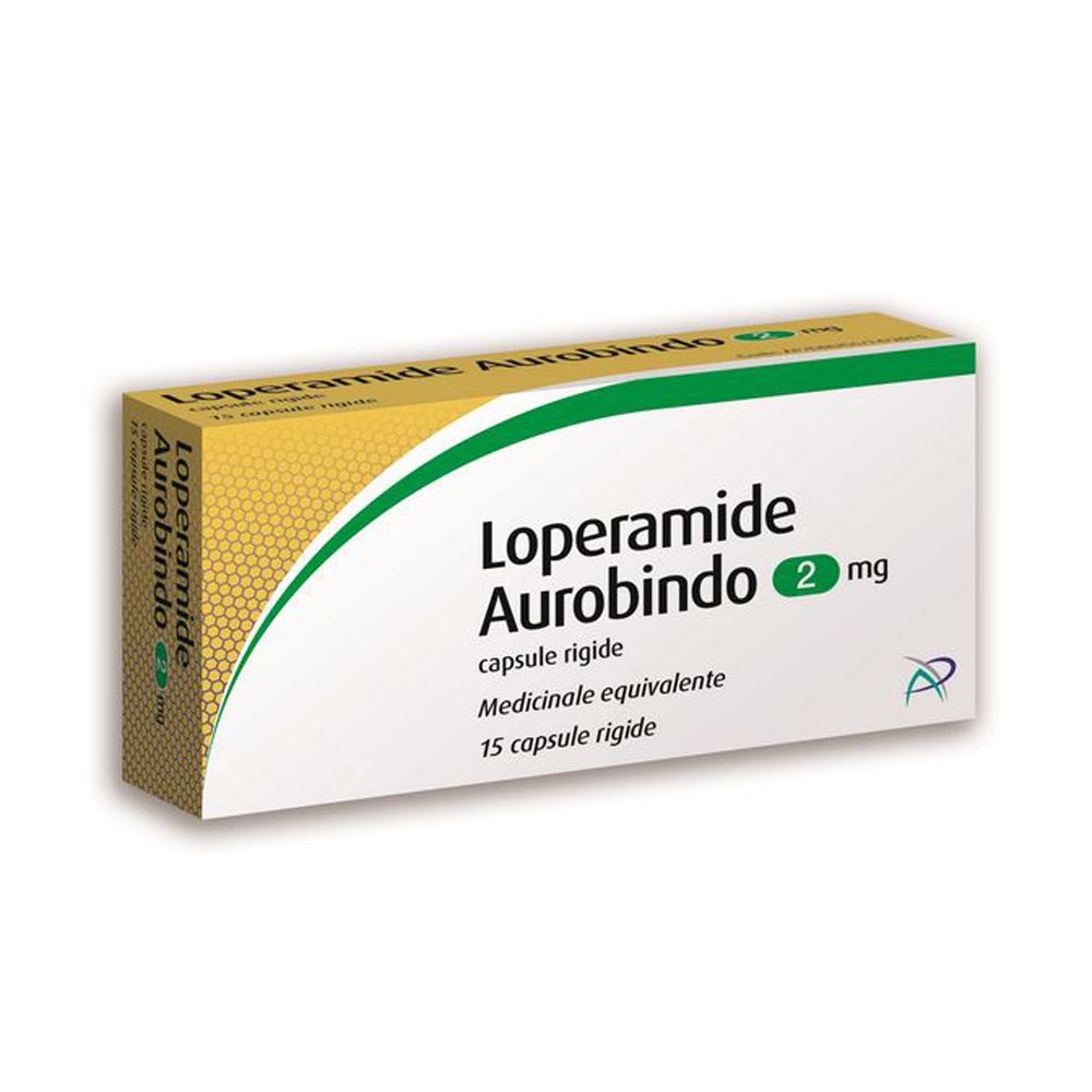 Loperamide Aurobindo 2 mg capsule rigide 15 pz Capsule
