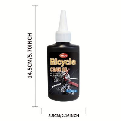 TEMU 125ml Lfubo Bicycle Chain Lubricant - Protection For Mountain/road Bike Chains & Fork, Long-lasting Lubrication, Deep Penetrating Formula, Outdoor Cycling Accessories Image