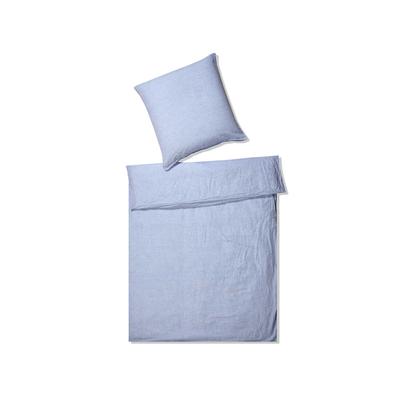 Elegante Casual Bettwäsche »Breeze« Hellblau 7038-02 Bettwäsche 240x220 cm / 2x 80x80 cm Image