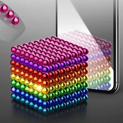 216Pcs 5mm Colorful Round Magnet Ball Strong Magnetic Hook Bead Perfect For Refrigerator Whiteboard DIY Multi-Purpose Decoration