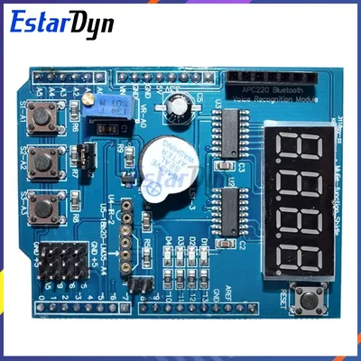 Estardyn XD-203 Multifunktions-Erweiterungs karte Basic Learning Kit Single-Chip-Mikrocomputer-Entwicklungs board Image