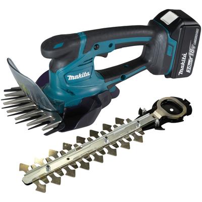 Akku-Gras- und Strauchscherenset MAKITA "DUM604RFX", blau (eh19 pst), Gartenscheren-Maschinen, mit LXT Akku 18 Volt/3,0 Ah und Schnellladegerät Image