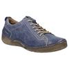 Schnürschuh JOSEF SEIBEL "Fergey 56", Damen, Gr. 41, blau (dunkelblau), Leder, sportlich, Schuhe, Freizeitschuh, Halbschuh, Schnürschuh mit herausnehmbarer Innensohle