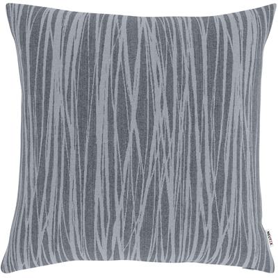 Kissenhülle NEUTEX FOR YOU "David Eco" Gr. 1, grau (anthrazit), B:38cm L:38cm, Polyester, Baumwolle, Bezug: 53% Polyester, 44% Baumwolle, 3% sonstige Fasern, Kissenbezüge, ohne Füllung