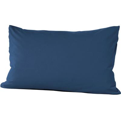 Kissenbezug PRIMERA "Primera Mako-Feinjersey Kissenbezug im Doppelpack", blau (marine), B:40cm L:60cm, Feinjersey, 100% gekämmte Baumwolle, Mako-Feinjersey, Kissenbezüge, In vielen Uni-Tönen Image