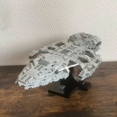 Neue 649Pcs Berühmte Star Battle Film Moc75375 Galactica Luftschiff Modell Bausteine Diy Kreative Image