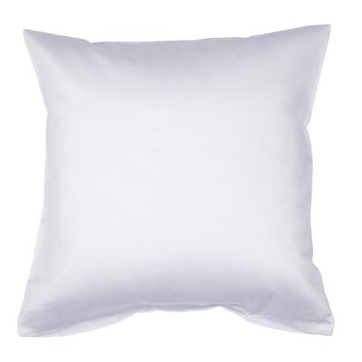 Kissenbezug JANINE "Colors Mako Satin", weiß, B:50cm L:50cm, Mako-Satin, Obermaterial: 100% Baumwolle, Kissenbezüge, mit Reißverschluss, uni Kissenhülle, feinfädig, 100% Baumwolle Image