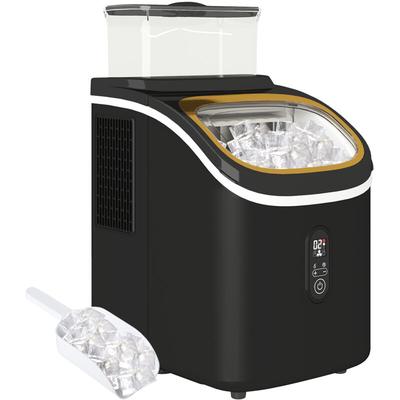 Homcom - Eiswürfelmaschine 15 kg/24h Eiswürfelbereiter mit 1,5 l Wassertank, Schaufel, Eisbehälter