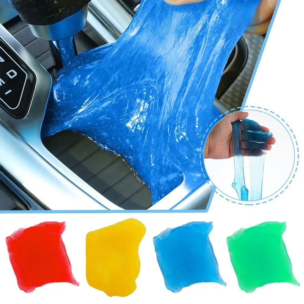 NEUE Hause Auto Reinigung Gel Wiederverwendbare Tastatur Reiniger Vent Reiniger Schleim Staub Schmutz Entfernung Multiuse Air Gel Automobil Werkzeug Image