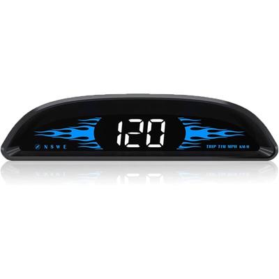 Ugreat - 4-Zoll-Auto-HUD-Tachometer – Universal-Windschutzscheibenanzeige mph/kmh – Digitaler Image