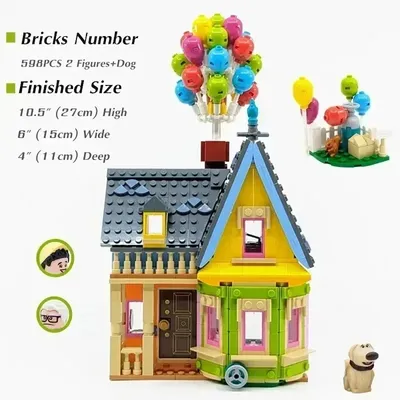 House T Figures Moc Contrution Building Blocks Bricks Toys Kid Birthday Christmas Gifts Compatible Image