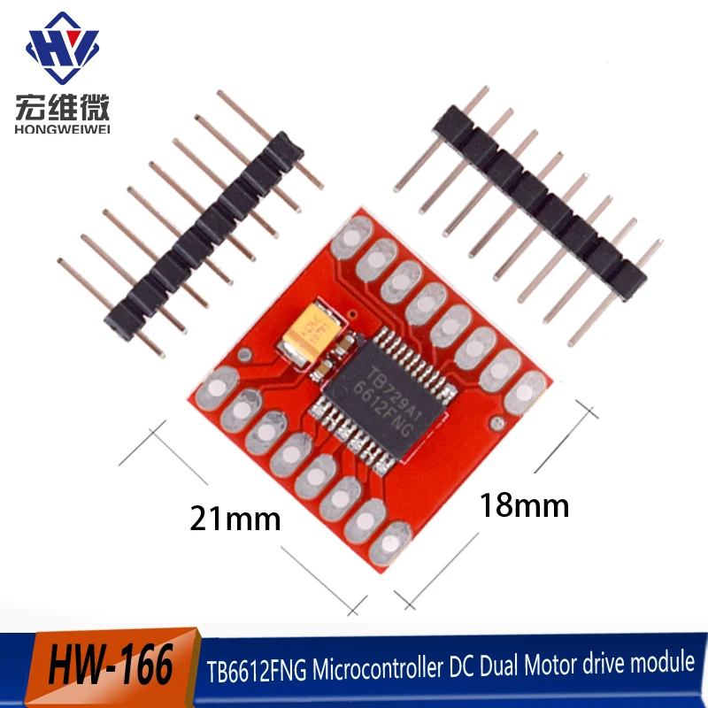 TB6612 Dual Motor Driver 1A TB6612FNG Mikrocontroller Besser als L298N für Arduino Image