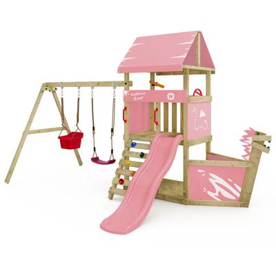 Wickey - Klettergerüst Spielturm DinkyHouse für Kleinkinder mit Rutsche und Schiffsnase – Image
