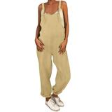 Women Loose Jumpsuit Overalls Casual Playsuit Polyester Daily Party