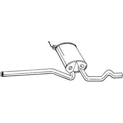 Bosal Mittelschalldämpfer [Hersteller-Nr. 282-733] für VW Image