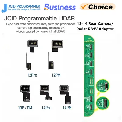 JCID V1SE V1SPRO Programmable LiDAR Radar FPC Cable For iP 12 13 14 PM Fixes Camera Delay Inaccurate