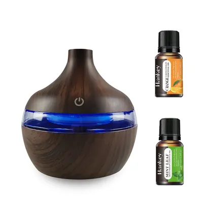 ​​Portable USB Humidifier with 7-Color LED Lighting Aromatherapy Diffuser 300ml Rechargeable Tank​​ for bedroom official