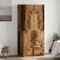 Armoire en bois Antique 80x52x180 cm, meubles de chambre à coucher en aggloméré, ameublement de maison, rangement de vêtements
