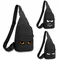 Sac de poitrine pour hommes, sac à main de mode, poche pour téléphone, col croisé, épaule latérale, petit sac banane imprimé Anime, sacs de sport d'extérieur