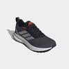 Laufschuh ADIDAS PERFORMANCE "RUNFALCON 5 TR", Gr. 42,5, core schwarz, silber metallic, carbon, Textil, Synthetik, sportlich, Schuhe