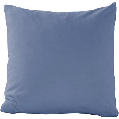 Kissenbezug PRIMERA "Primera Mako-Feinjersey Kissenbezug im Doppelpack", blau, B:40cm L:40cm, Feinjersey, 100% gekämmte Baumwolle, Mako-Feinjersey, Kissenbezüge, In vielen Uni-Tönen Image