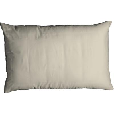 Kissenbezug CASATEX "Uni", grau (taupe), B:40cm L:80cm, Satin, Baumwolle, Baumwolle, Kissenbezüge, Uni Design, Reißverschluss, tolle Farben Image