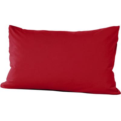 Kissenbezug PRIMERA "Primera Mako-Feinjersey Kissenbezug im Doppelpack", rot, B:40cm L:60cm, Feinjersey, 100% gekämmte Baumwolle, Mako-Feinjersey, Kissenbezüge, In vielen Uni-Tönen Image