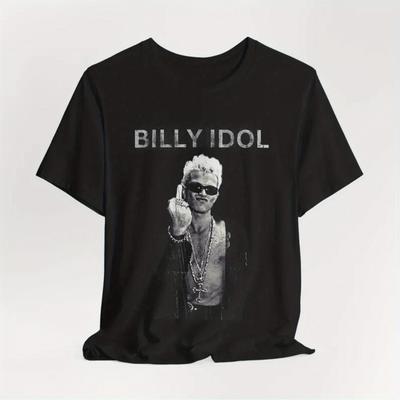 TEMU Billy T Shirt Tee Tshirt Shirt 1980s Aesthetic Distressed T-shirt Band Tee Simple Minimalist Image