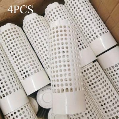 TEMU 4pcs Worm Farming Cylinders For Potted Plants & Gardens, Space-saving Tea Cultivation Tubes, Round With Lid, Odor-proof, Suitable For Indoor & Outdoor Garden And Lawn Care Image