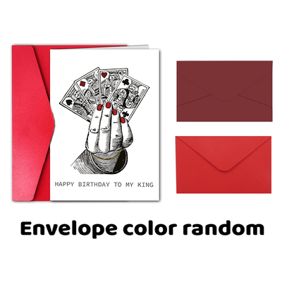 TEMU Funny -themed Birthday Card - Perfect Gift For , Creative Cartoon Design, Ideal For Stationery Lovers Image
