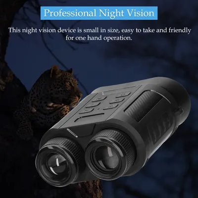 Night Vision Binoculars, FHD Infrared Hunting Night Vision 8X Digital Zoom, Night-Vision Scope Hunting Camping Save Photo Video
