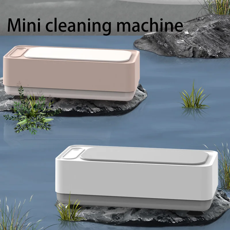 Tragbarer Brillenreiniger für den Haushalt, Ultraschallreiniger, Schmuckreiniger, wiederaufladbare USB-Brillen, Schmuck und Uhr Image