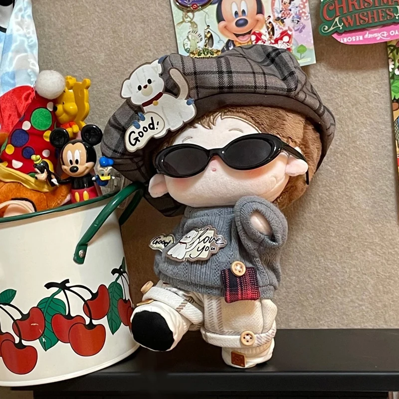 20 cm Baumwolle Puppe Kleidung Jacke Hoodie Puppe Kleidung Ersatz Kleidung Welpen Element Set Puppe Kleidung Coole Mädchen Oder Junge puppe