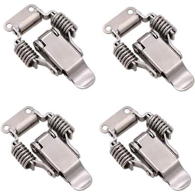 4 Stück Edelstahl-Clipschnallen, Kistenhebelverschlüsse, Schnellverschluss-Handwerkzeuge, robuste Image