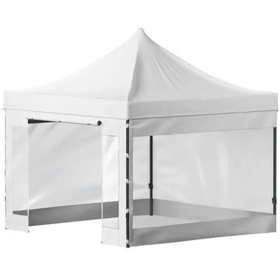 SucceBuy 10x10 Pop Up Canopy Tent Outdoor Ten with Removable Sidewalls and Wheeled Bag Instant Portable Shelter for Party Camp