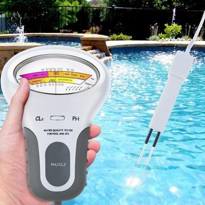 Elektronischer pH- und Chlorgehalt-Tester für Schwimmbadwasserqualität, 13 cm Kabel Image