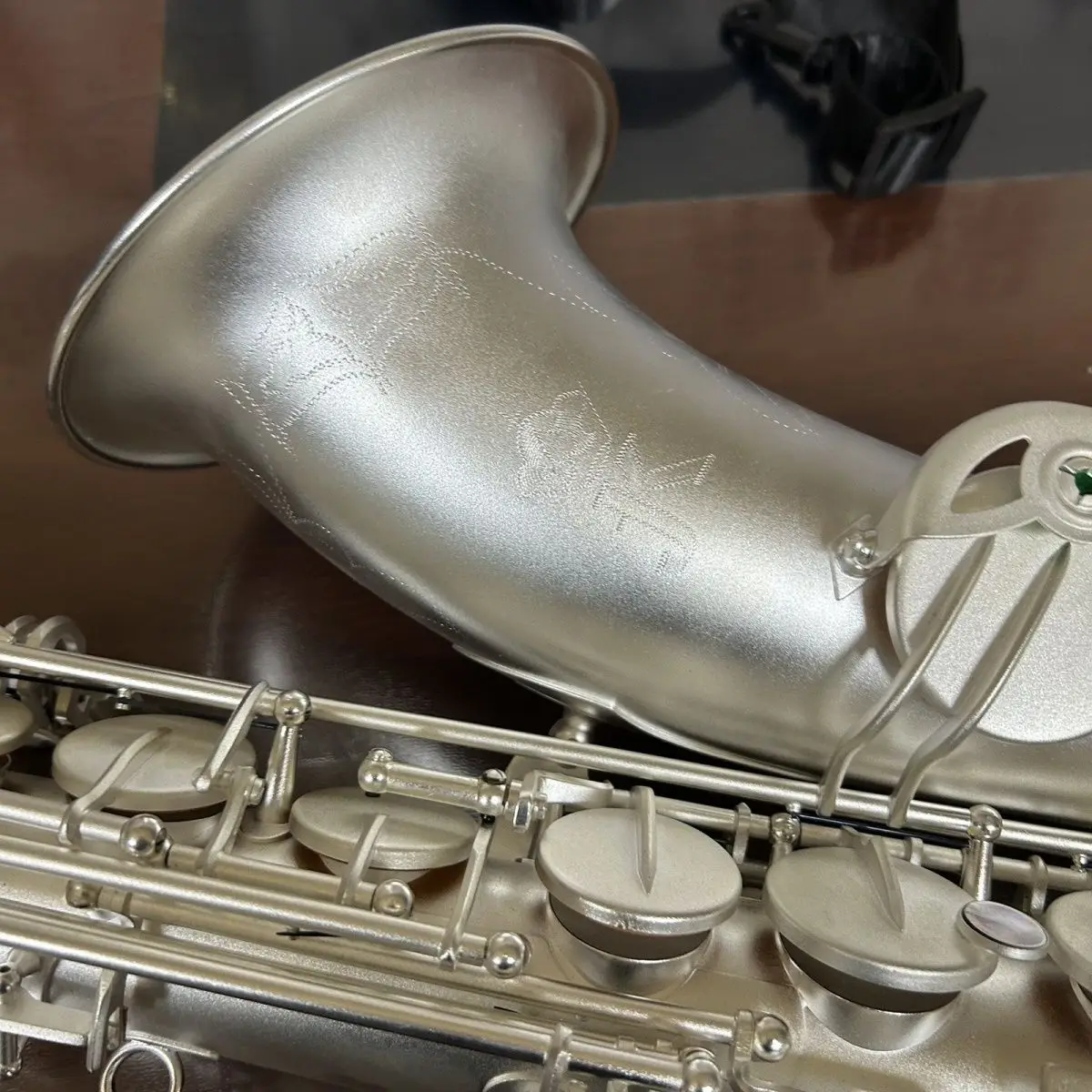 JK SX90R Keilwerth Deutschland Tenorsaxophon matt silber legierung tenor Sax Top professionelle Klassische Jazz Musikinstrument Image