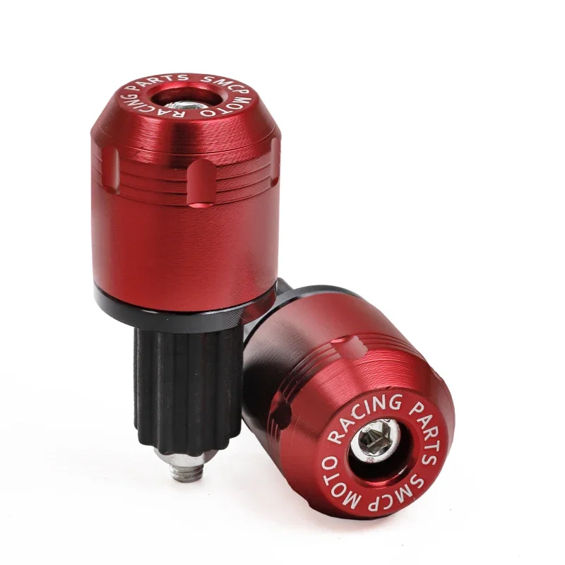 1 Paar 7/8 Zoll 22 mm Motorrad-Lenkerende Universal-Aluminium-Lenkergriffe Kappe Getriebe Ausgewogener Stecker Schieber Gegengewicht Image