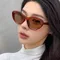 Damenmode Sonnenbrille Retro Cateye Sonnenbrille Neue Sonnenbrille UV-Schutz Sonnenbrille Mann Sonnenbrille Strand Süßer Cooler Stil