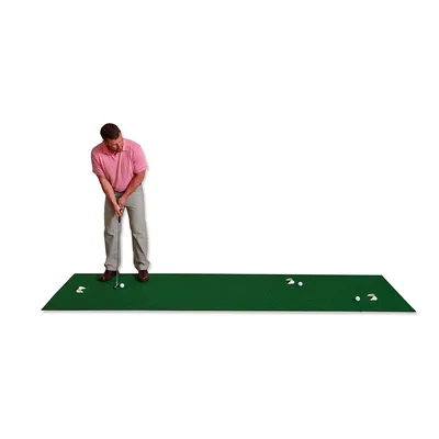 Golf Putting Mat Golf Training Aid Golf Hitting Mat Improving Putting, suede putting practice blanket, thickened anti-slip textu