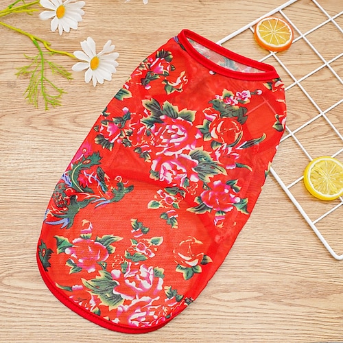 Hunde-Shirts, schnelltrocknende, weiche, dehnbare Haustier-T-Shirts mit reflektierendem Etikett, Tanktop, ärmellose Weste, Sonnenschutz, Hundekleidung für kleine und mittelgroße Hunde Image