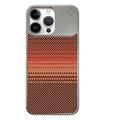 Custodia magnetica per iPhone 16 Pro Max, 15 Pro Max, 14 Pro Max, sottile, antiurto, con retro in PC magnetico a rete geometrica, supporta la ricarica wireless.