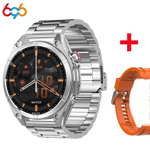 s8pro Smartwatch mit Bluetooth-Anrufen, 1,62-Zoll-HD-Bildschirm, wasserdichter Fitness-Tracker mit Schrittzähler, Multisport-Modi, Sprachassistent, Nachrichten-Push, NFC-kompatibel Image