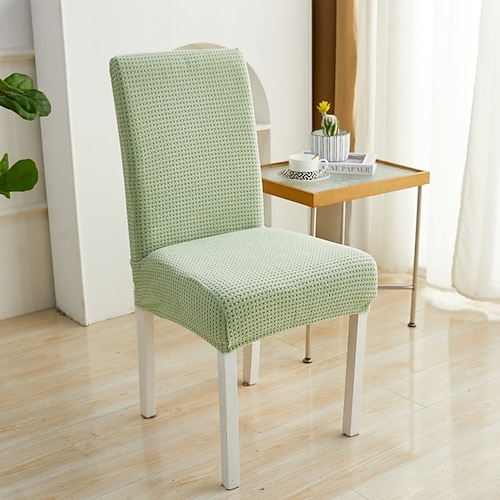 Fodera elastica per sedia da pranzo, fodera per sgabello da bar, fodera per sedia da pub, fodera per sedia da bar, fodera per sedia da bar, fodera sfoderabile per sedia, tessuto jacquard con fondo