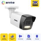 Annke - PoE Telecamera di sicurezza 3K esterni visione notturna a colori, rilevamento movimento,