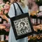 WEIRD GIRLS CLUB Sacs à main imprimés pour femmes, sac à bandoulière noir vintage à la mode, parfait