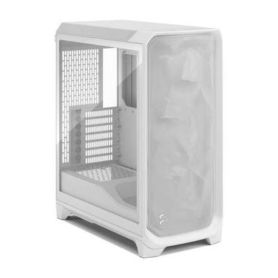 Fractal Design Meshify 3 Mid-Tower Case (White with Clear Tempered Glass) FD-C-MES3A-04