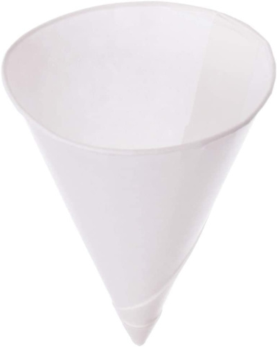 Pack4Food24 2500 Spitzbecher Pommes Cones Trinkkegel aus Papier 8oz/200ml Ø9cm 12cm hoch Image