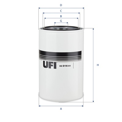 UFI Universal 80.016.00 129mm Image